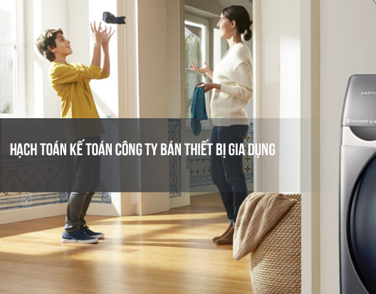 Hướng dẫn hạch toán kế toán công ty bán thiết bị gia dụng