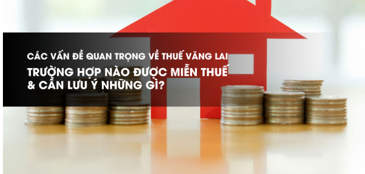 Các vấn đề quan trọng về thuế vãng lai