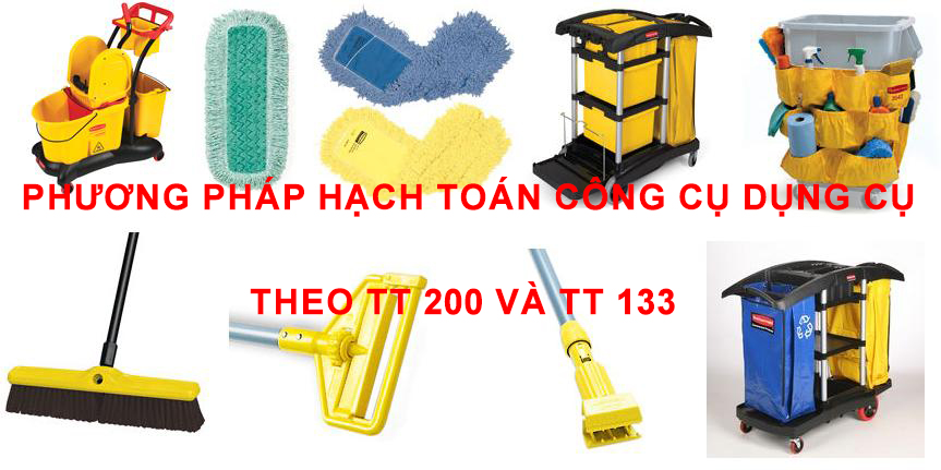 Phương pháp hạch toán công cụ dụng cụ theo TT 200 và TT 133